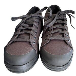 Dickies Women's Low-Cut Supa Dupa Steel Toe Casual Work Shoes Black Size 8W NIB